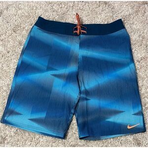 Nike swim trunks, size 32 Med Great Condition blue